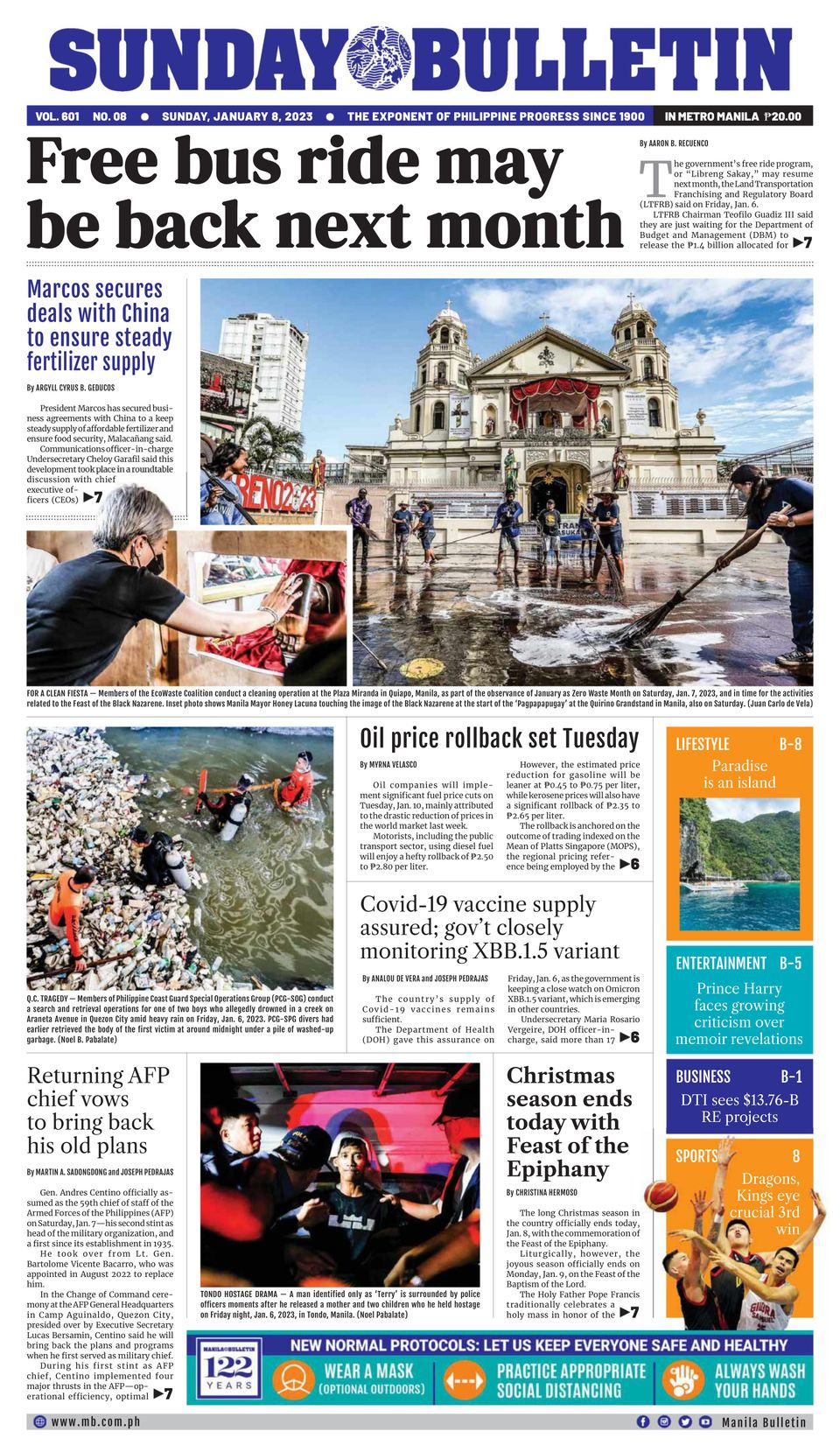 Manila Bulletin January 8, 2023 (Digital) - DiscountMags.com