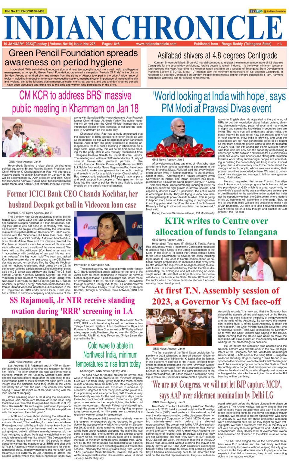 Indian Chronicle Jan 10, 2023 (Digital) - DiscountMags.com