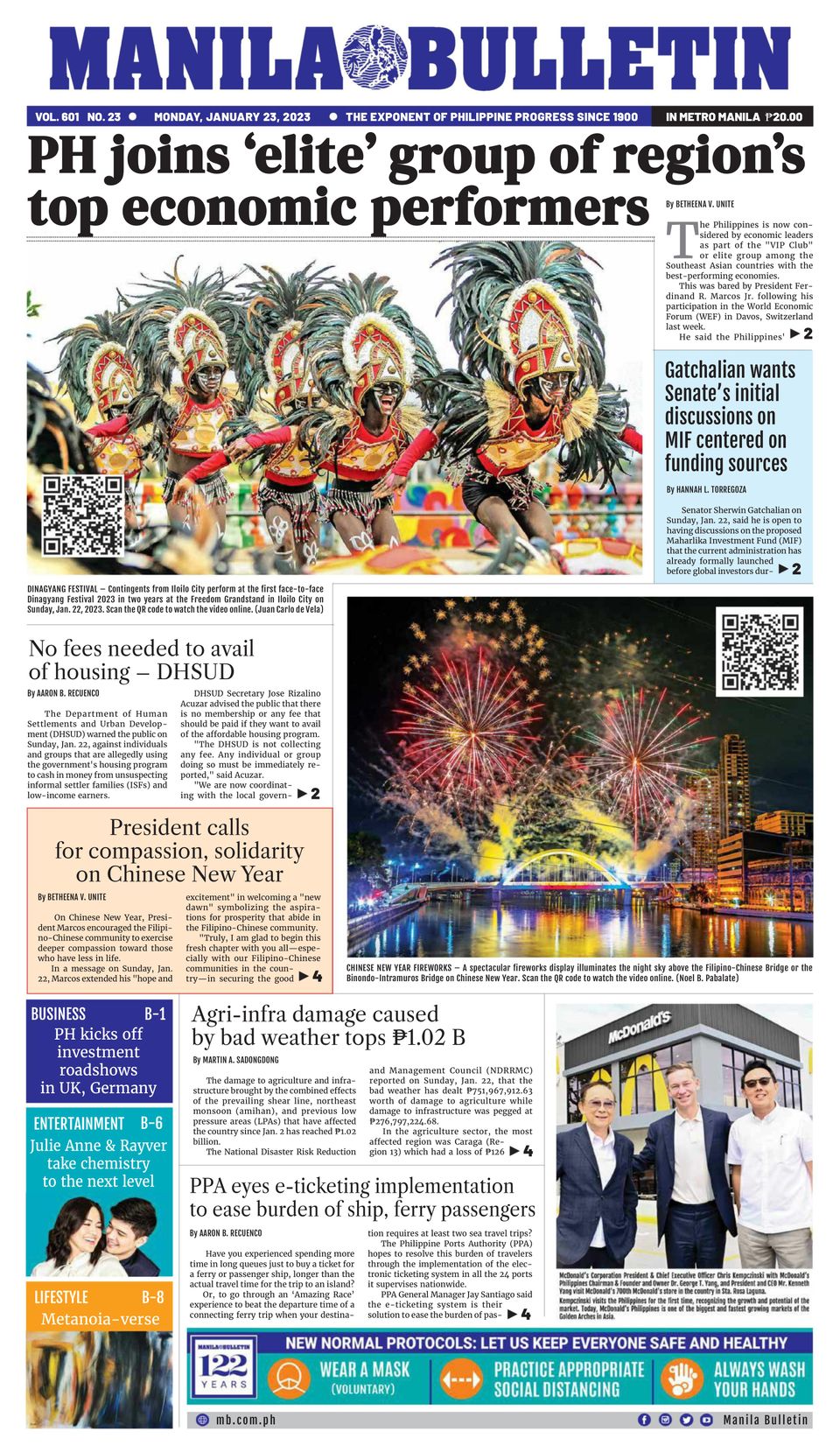 Manila Bulletin January 23, 2023 (Digital) - DiscountMags.com