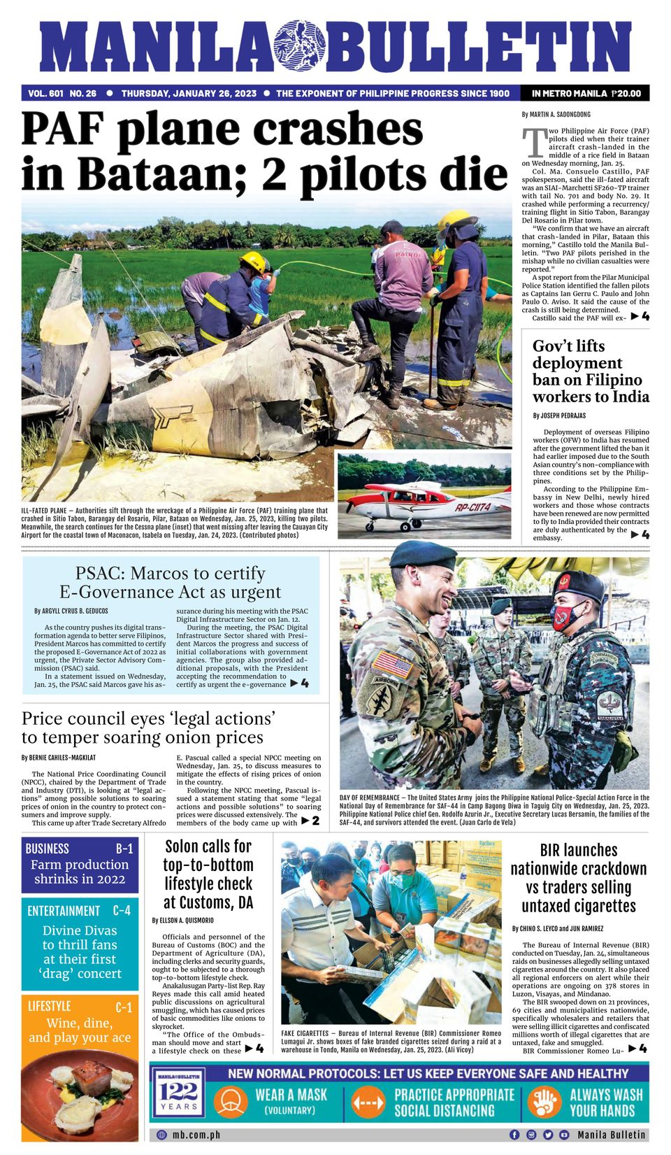 Manila Bulletin January 26 2023 Digital DiscountMags Com