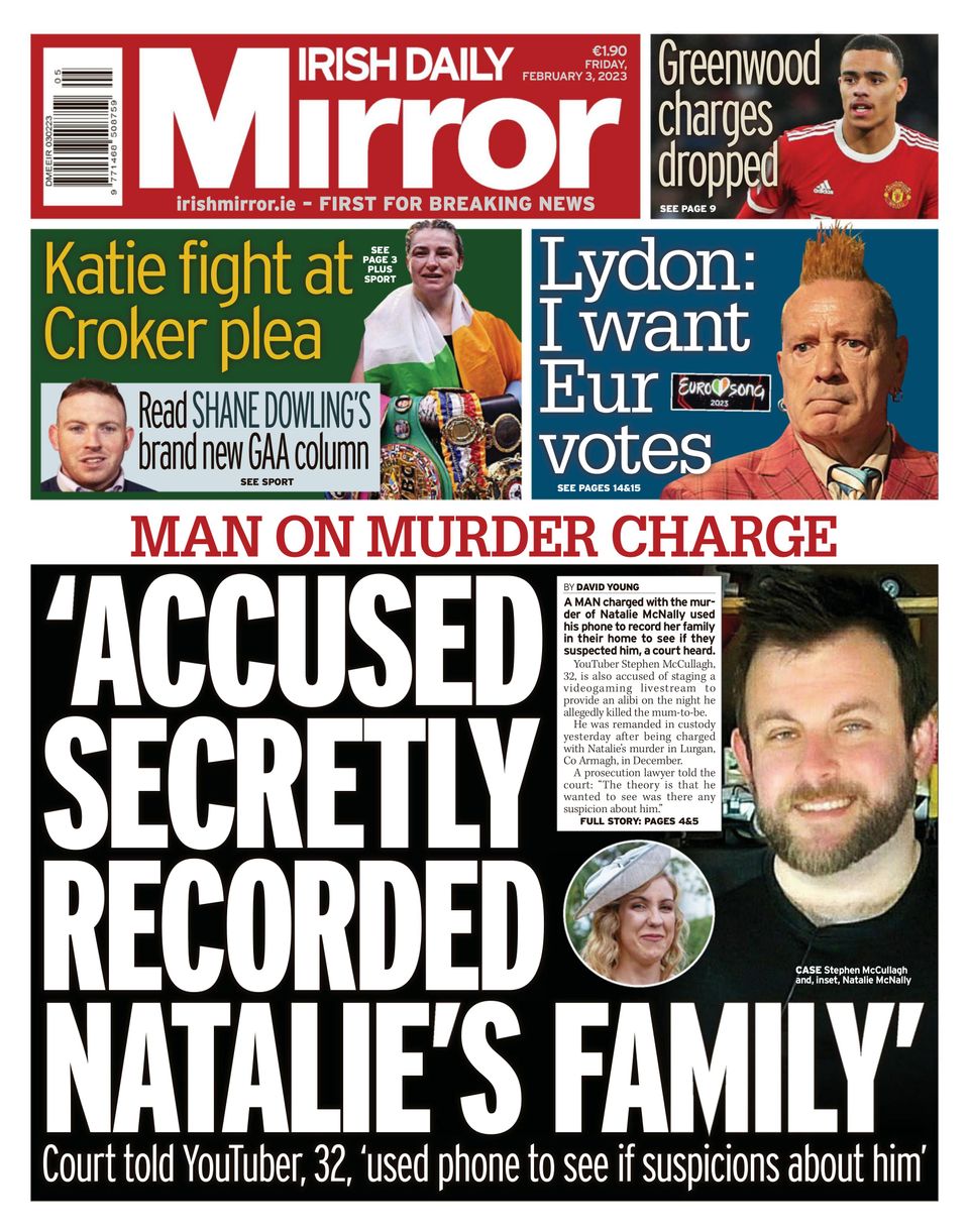 Irish Daily Mirror February 03, 2023 (Digital) - DiscountMags.com