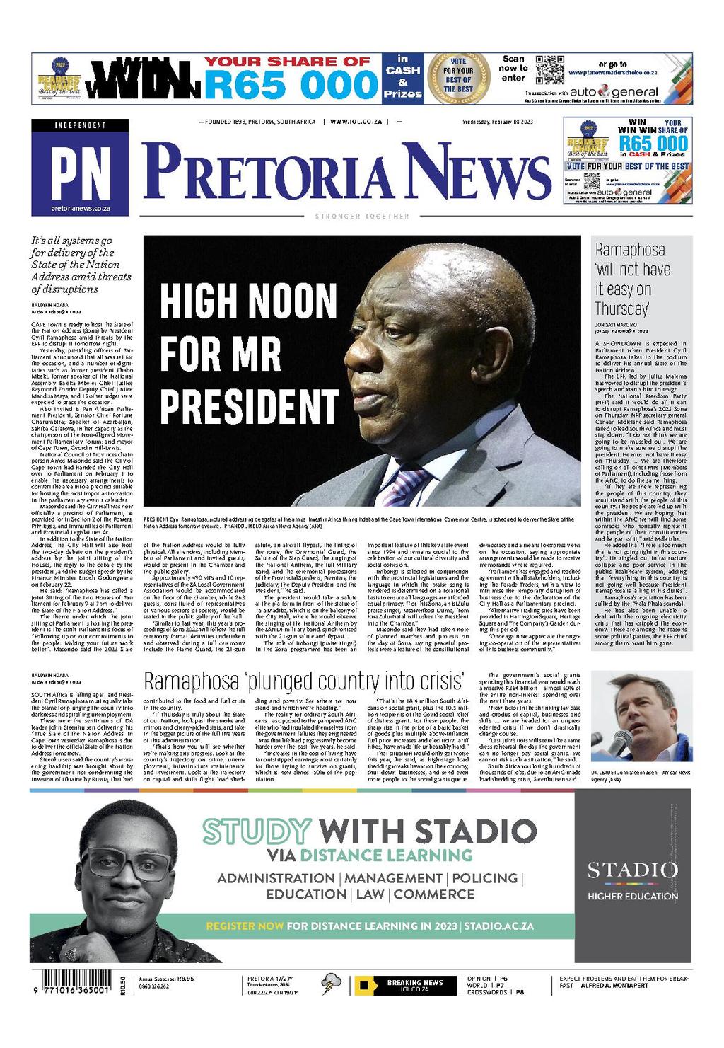 Pretoria News 2023-02-08 (Digital) - DiscountMags.com