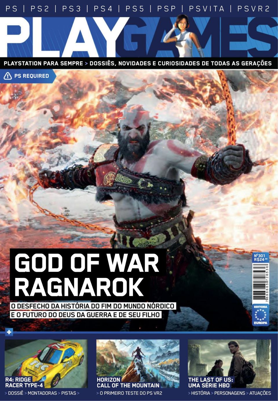 God of War: Ragnarok é eleito como Jogo do Ano pela revista TIME 