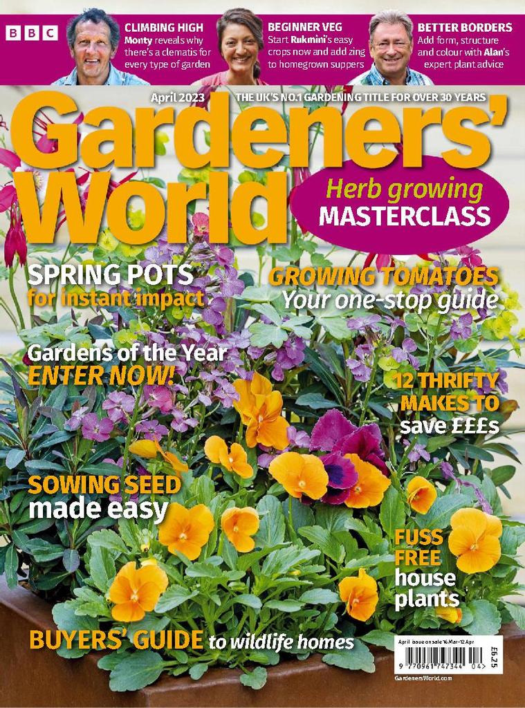 Bbc Gardeners World April Digital Discountmags Com