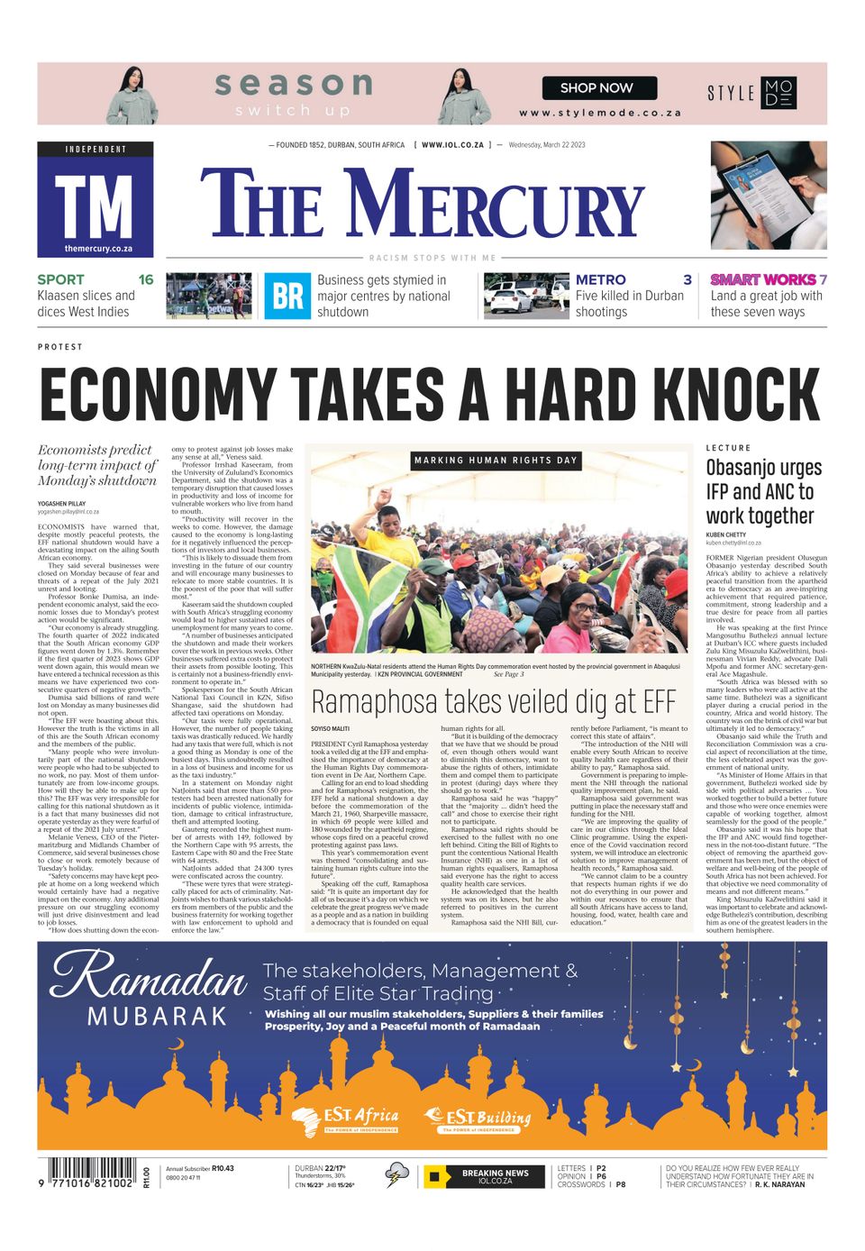 929704 The Mercury Cover March 22 2023 Issue 