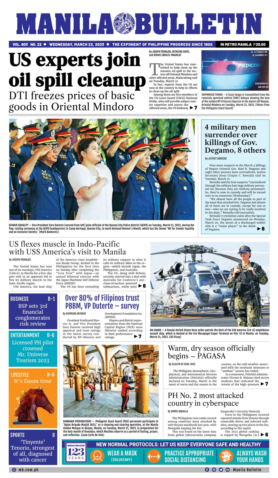 Manila Bulletin March 22, 2023 (Digital) - DiscountMags.com