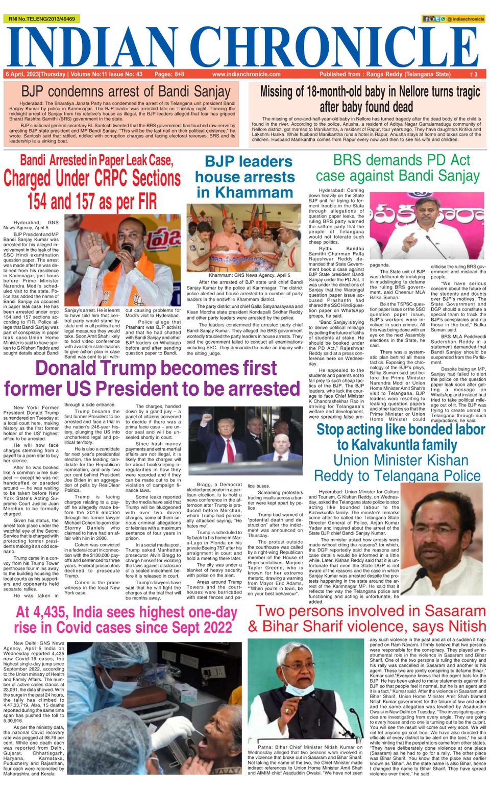 Indian Chronicle Apr 06, 2023 (Digital) - DiscountMags.com