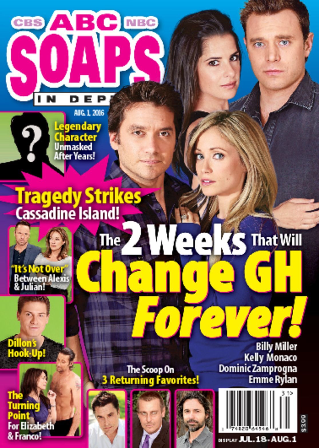 ABC Soaps In Depth Magazine | The Latest In Your Soaps - DiscountMags.com