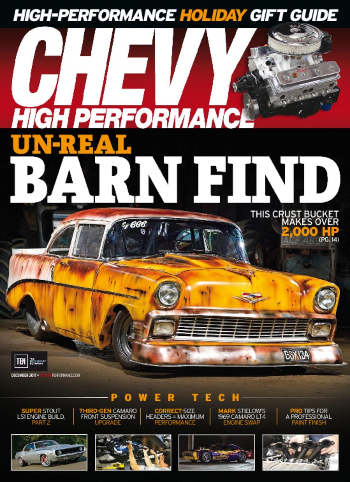 Chevy High Performance Magazine December 2017 Cover