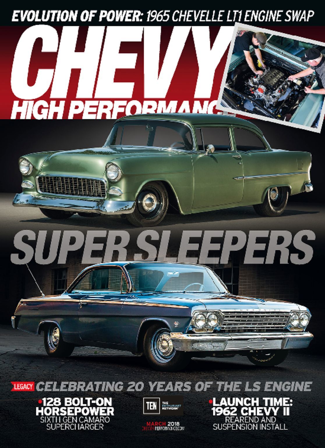 Chevy High Performance Magazine March 2018 Cover