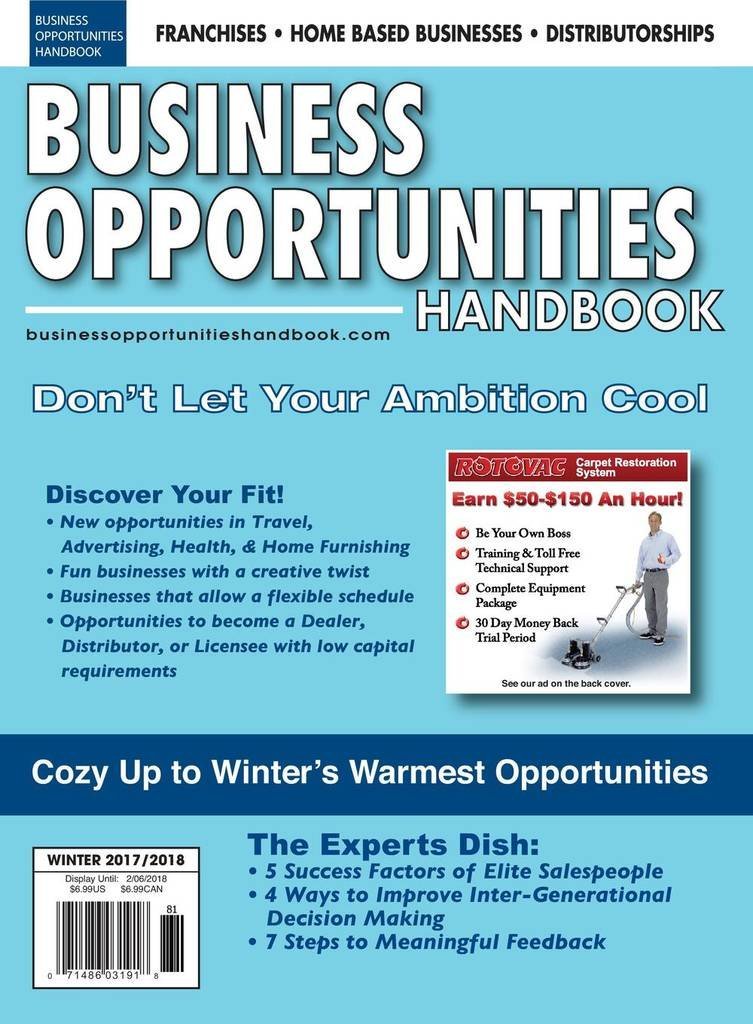  Business Opportunities Handbook Magazine DiscountMags com