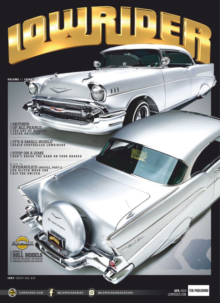 Lowrider Magazine Cover April 2019