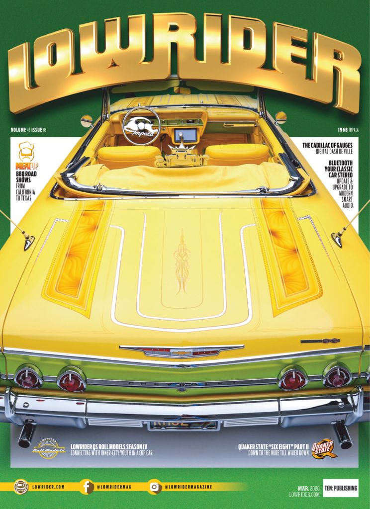 Lowrider Magazine Cover March 2020