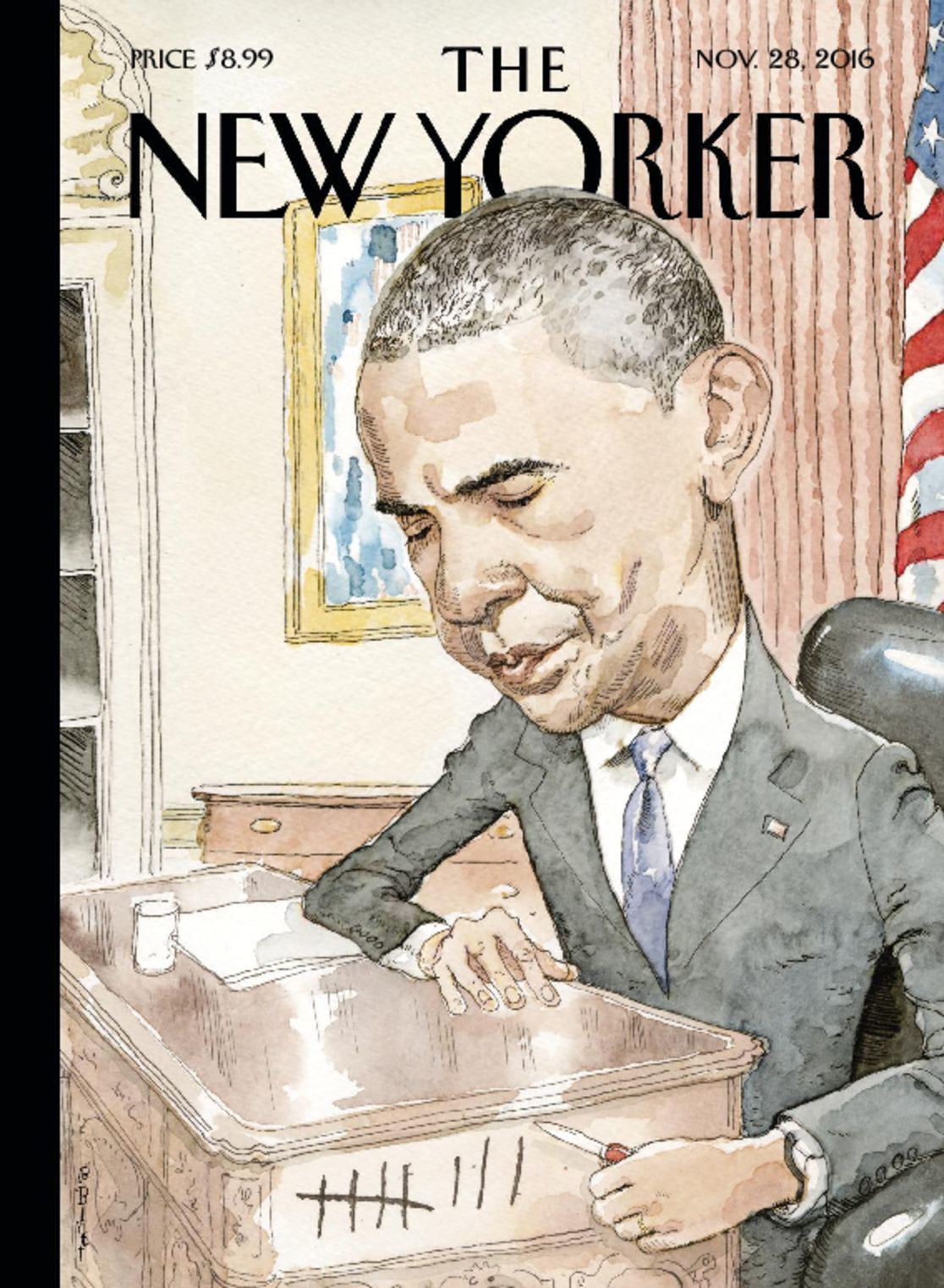 8304 The New Yorker Cover 2016 November 28 Issue 