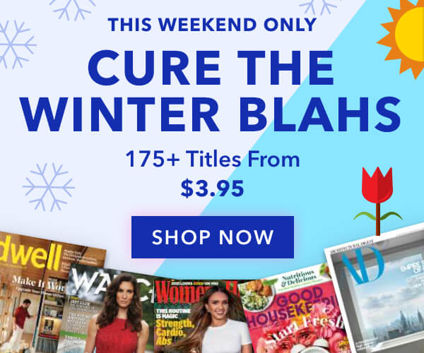 Winter magazine sale